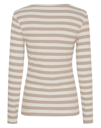  Marta du Chateau - MDCBegonia Langærmet Trøje - Beige Melange